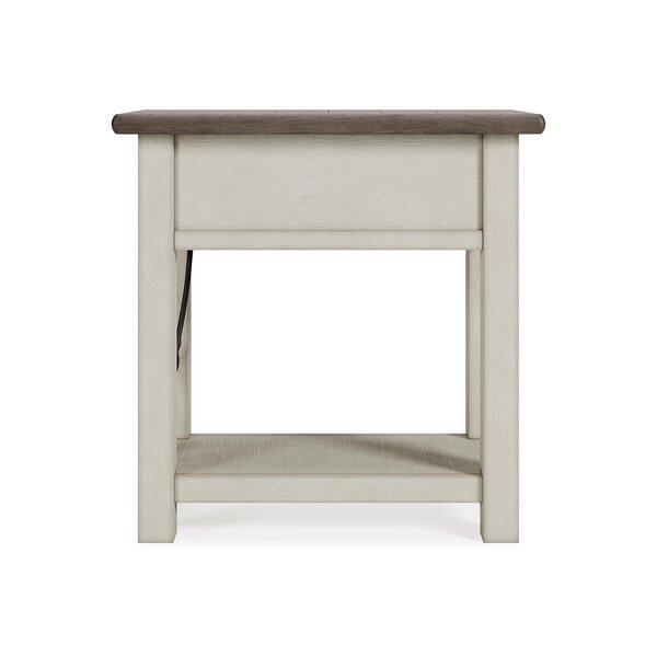 Laurel Foundry Modern Farmhouse Krout End Table With Storage And Built